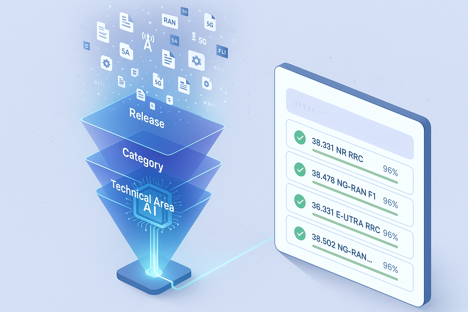 Rich telecommunications standards library interface